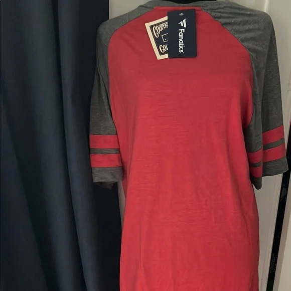 Fanatics Red and Gray Cooperstown Collection Tee - Picture 3 of 5